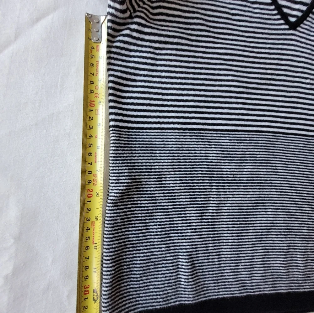 Alexandra Bartlett Black and White Striped Top - Picture 5 of 11